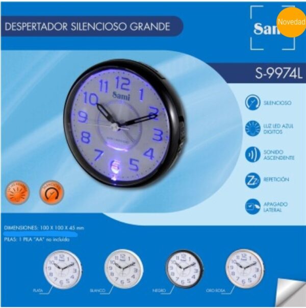 Despertador SAMI SD9974L